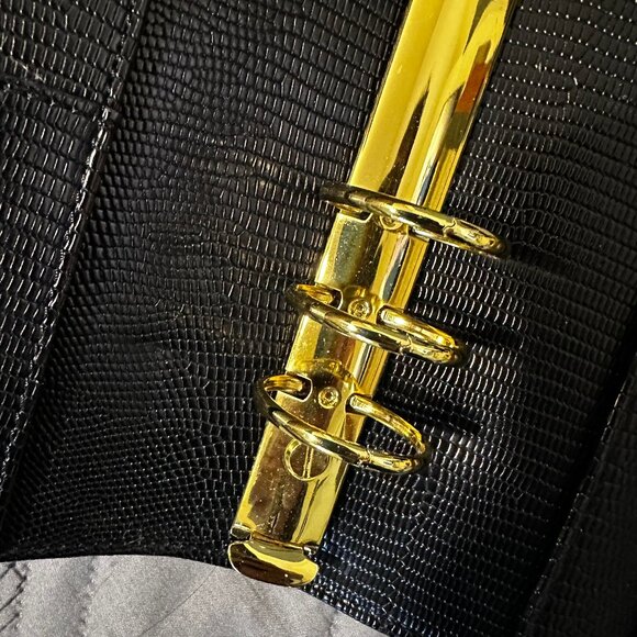 NOTIQ Ring Planner A5 Black Lizard - Picture 4 of 9